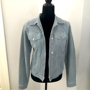 Powder Blue Corduroy Jacket by Sonoma. Size S